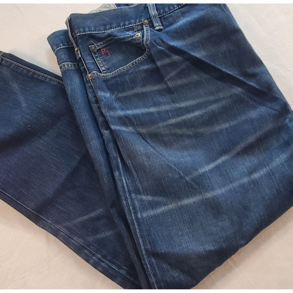 Polo Ralph Lauren Jeans Mens Size 46B x 30 Blue Hampton Straight Measure 46 X 27